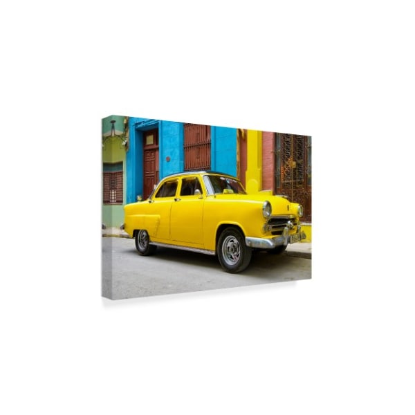Philippe Hugonnard 'Yellow Taxi Of Havana' Canvas Art,30x47